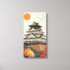 Japan Iga Ueno slott Canvastryck