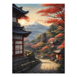 Japan Illustration Art 4 Fototryck