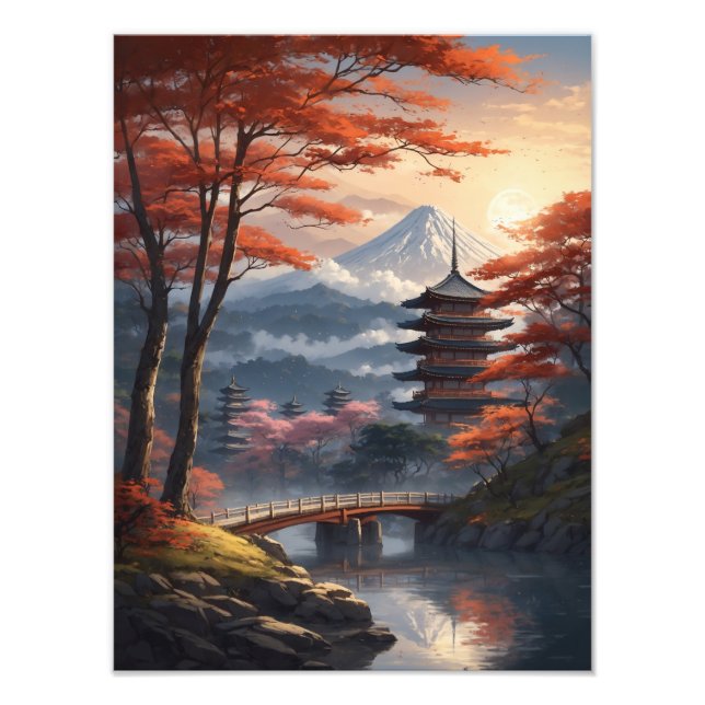 Japan Illustration Art. 5 Fototryck (Framsidan)