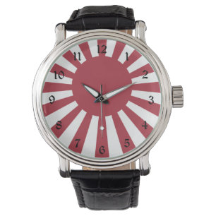 Japan Imperial Stigning Sol Flagga, Edo to WW2 Armbandsur