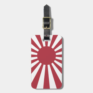 Japan Imperial Stigning Sol Flagga, Edo to WW2 Bagagebricka