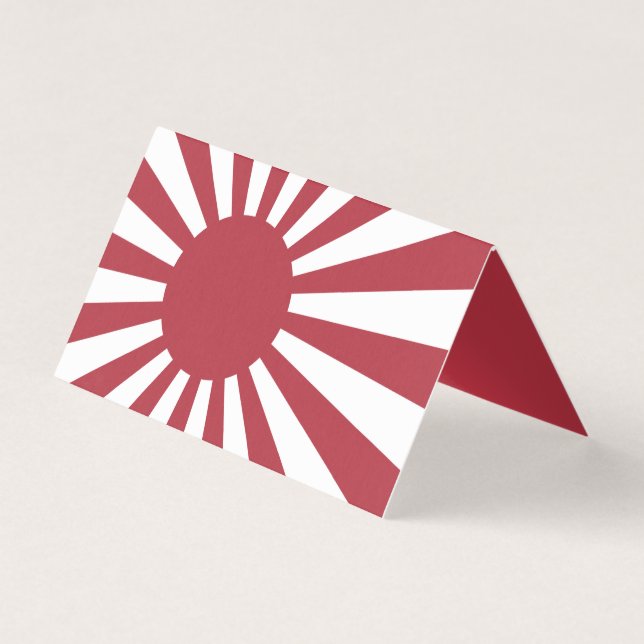 Japan Imperial Stigning Sol Flagga, Edo to WW2 Kort (Framsida)