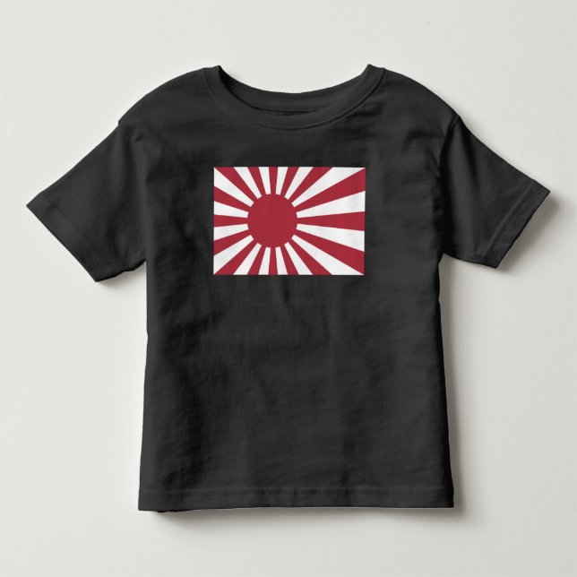 Japan Imperial Stigning Sol Flagga, Edo to WW2 T Shirt (Framsida)