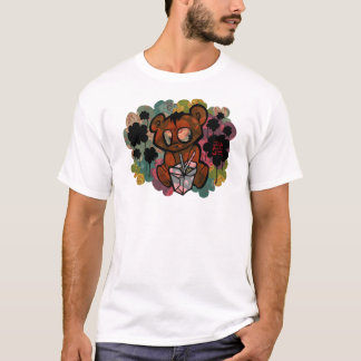 Japan inspirerade björngrafitti - abstrakt Desig T Shirt