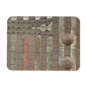 Japan, Ishikawa, Kanazawa, Detalj av slottport Magnet