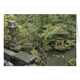 Japan, Ishikawa, Kanazawa, Nomura Samurai-hus Hälsningskort