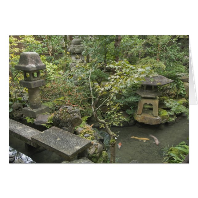 Japan, Ishikawa, Kanazawa, Nomura Samurai-hus Hälsningskort (Framsidan Horizontal)