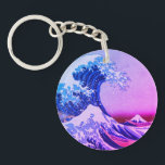 Japan - japansk konst (Underbar våg av Kanagawa)<br><div class="desc">KEYCHAINS - Japan - berömd japansk konst från antiken - "Underbar våg av Kanagawa" är en av Japans mest pikturesska representation. Från historiken: "Katsushika Hokusai Den Underbara vågen av Kanagawa (1830) Den Underbara vågen av Kanagawa, även känd som Underbara vågen eller helt enkelt Wave, är en ukiyo-e-utskrift av den japanske...</div>