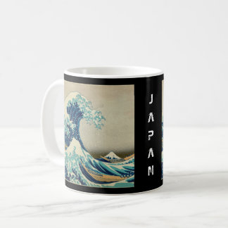 Japan - japansk konst (Underbar våg av Kanagawa) Kaffemugg