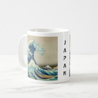 Japan - japansk konst (Underbar våg av Kanagawa)