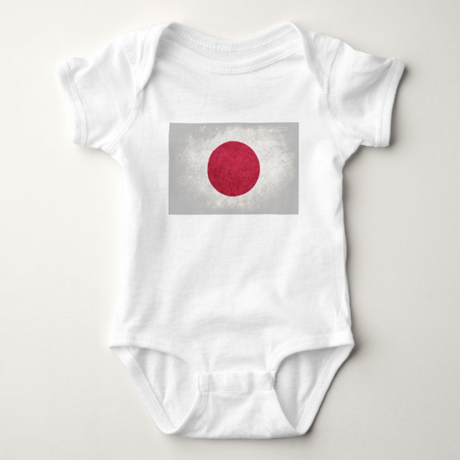 Japan; japanska Flagga T-shirt (Framsida)
