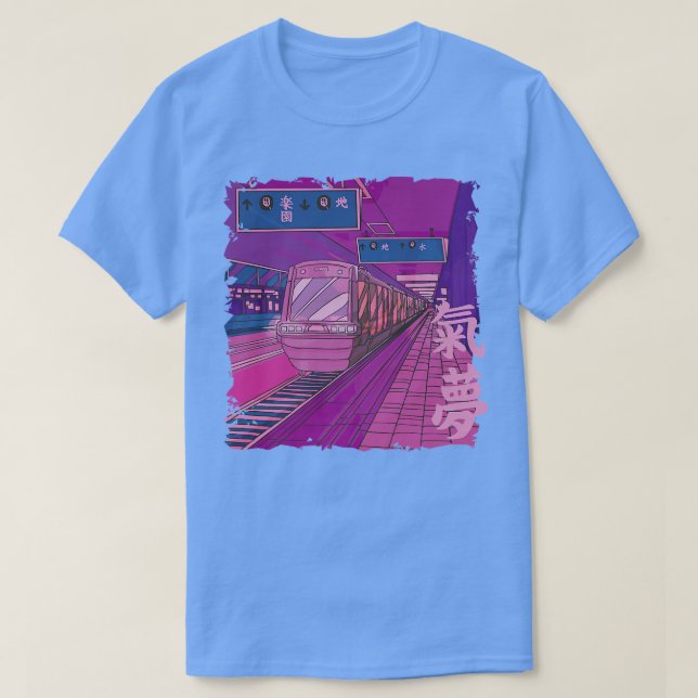 Japan, Japanska Tåg Station T Shirt (Design framsida)