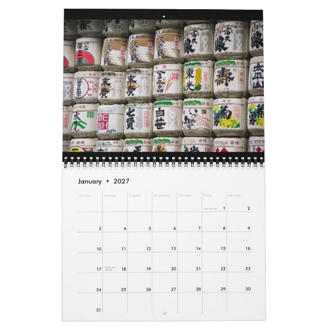 Japan kalender 2015 (Jan 2027)