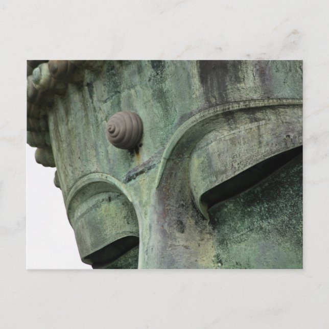 Japan, Kamakura. Den stora Buddha i Kamakura, en Vykort (Framsida)