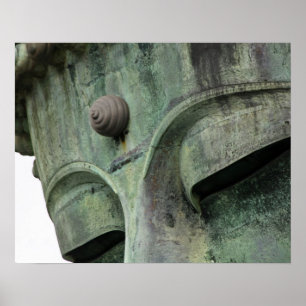 Japan, Kamakura. Kamakuras Underbara Buddha, a Poster