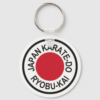 Japan Karate-Do Ryobu-Kai Logotyp Keychain Nyckelring