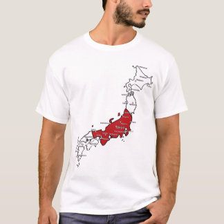 Japan karta tee shirt