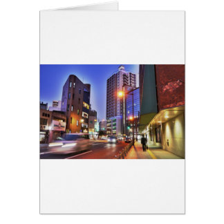 Japan Kitakyushu Town Hälsningskort