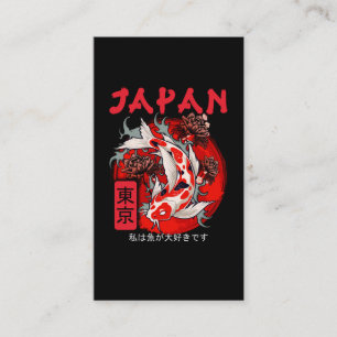 Japan Koi Fish Japansk Nishikigoi Visitkort