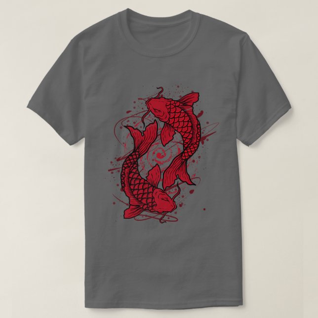 Japan Koi Fish Japansk Tatto520 T Shirt (Design framsida)
