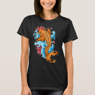 Japan Koi Japansk Fisk Körsbärsblom 21 T Shirt