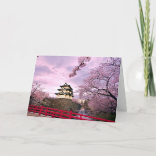 Japan körsbärblommar kort