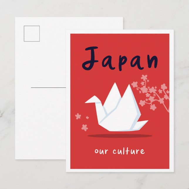 Japan Kultur Vintage Resa Vykort (Fram/baksida)
