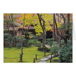 Japan, Kyoto, Arashiyama, Okochi Sanso Hälsningskort