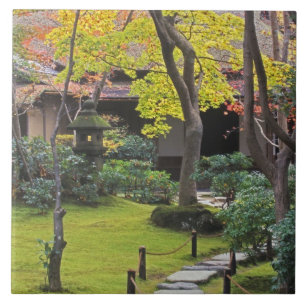 Japan, Kyoto, Arashiyama, Okochi Sanso Kakelplatta