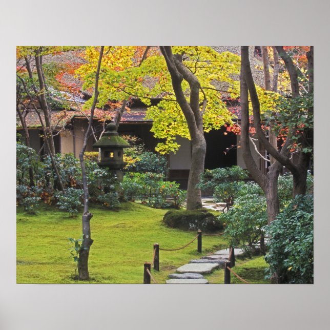 Japan, Kyoto, Arashiyama, Okochi Sanso Poster (Framsidan)