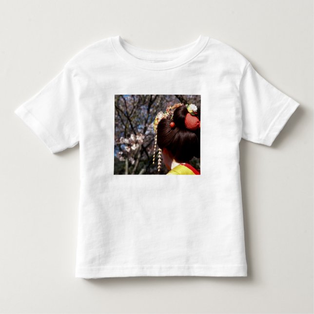 Japan, Kyoto. Bakre visning nära geishas T-shirt (Framsida)