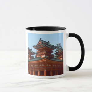 Japan, Kyoto, Färgglada Heian Jingu Temple, Mugg