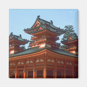 Japan, Kyoto, Färgglada Heian Jingu-templet, Magnet