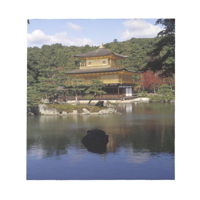 Japan, Kyoto, Golden Pavilion, Zen Temple Anteckningsblock (Framsida)