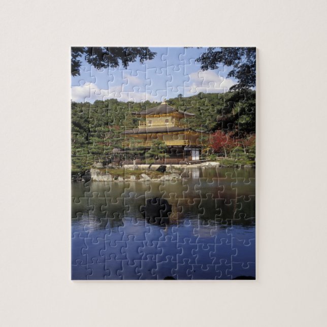 Japan, Kyoto, Guldpaviljongen, Zen tempel Pussel (Vertikal)