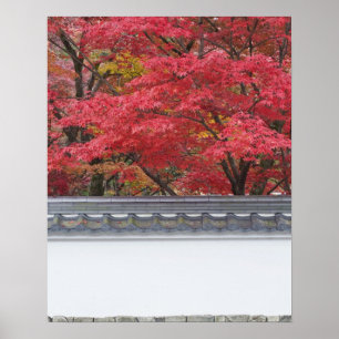 Japan, Kyoto, Hösten Färg vid Eikando Temple Poster