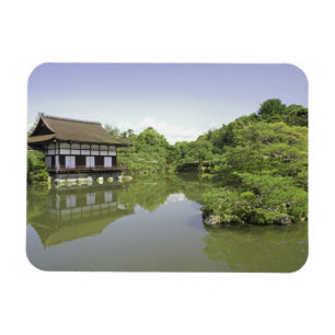 Japan, Kyoto, Japansk trädgård i Heian Shrine 2 Magnet