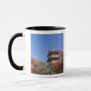 Japan, Kyoto, Pagod i höstfärger Mugg