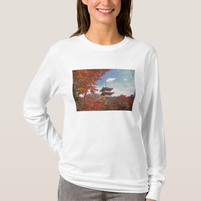 Japan, Kyoto, Pagod i höstfärger T-shirt (Framsida)