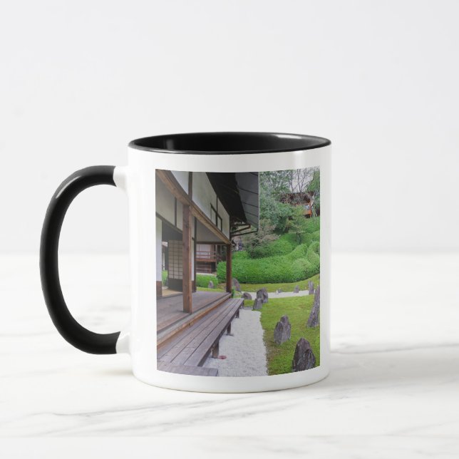 Japan, Kyoto. Stenträdgård i tystnad Mugg (Vänster)