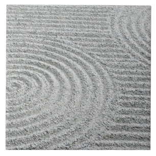 Japan, Kyoto, Tofukuji-templet, Mönster i sand Kakelplatta