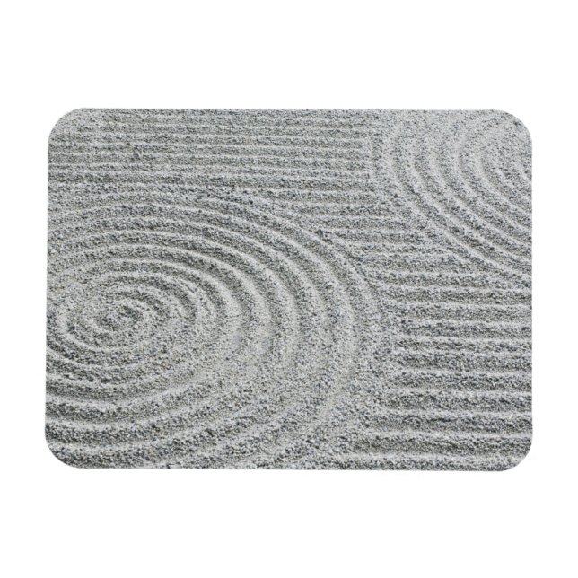 Japan, Kyoto, Tofukuji-templet, Mönster i sand Magnet (Horisontell)