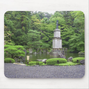 Japan, Kyoto, Tyst stenträdgård Musmatta