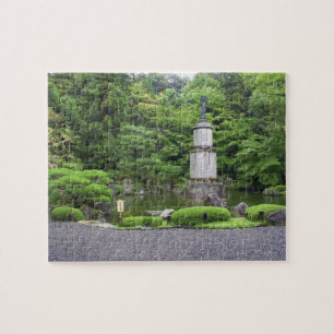 Japan, Kyoto, Tyst Stenträdgård Pussel
