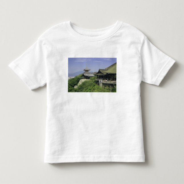 Japan, Kyoto, Utsikt från Kiyomizu-templet T-shirt (Framsida)