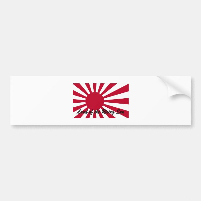 Japan - land av resningsolen bildekal (Framsidan)