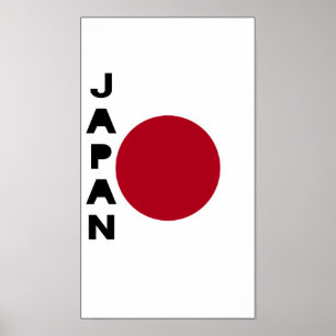 Japan Land Flagga Poster