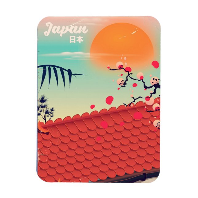 Japan Landskaps reseinlägg Magnet (Vertikal)