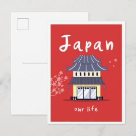 Japan Liv Vintage Resa Vykort