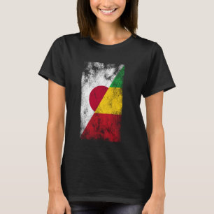 Japan Mali Flaggor - japanska maliska, malinsiska T Shirt